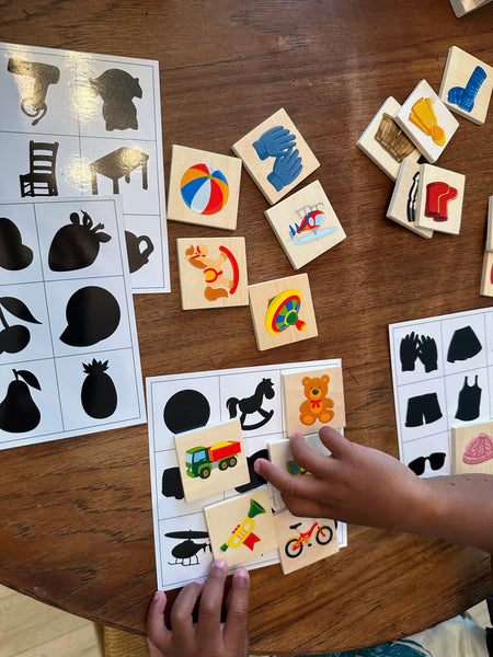 Le jeu des ombres Montessori 2-5ans