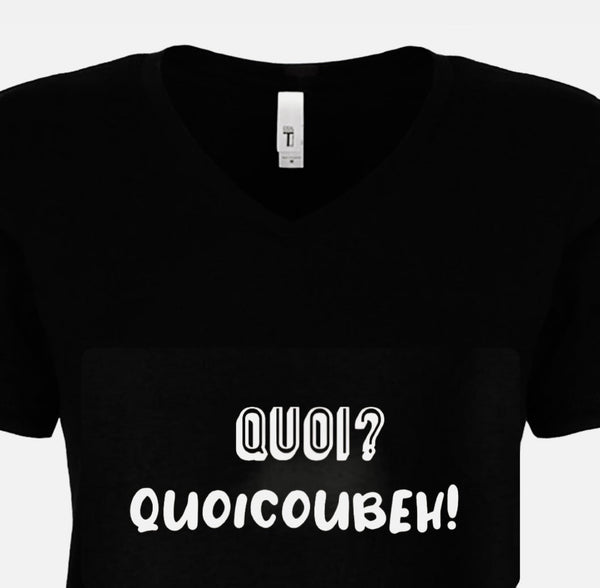 « Quoi? QUOICOUBEH »      enfant /femme/ado/homme t-shirt