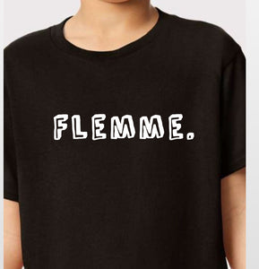 FLEMME. ENFANT/ADO/HOMME  t-shirt