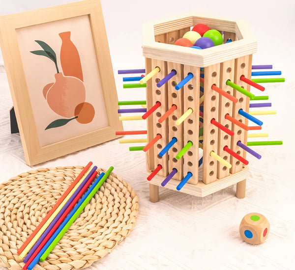 Jeu de bâtons colorés en bois pour la famille précommande jujn