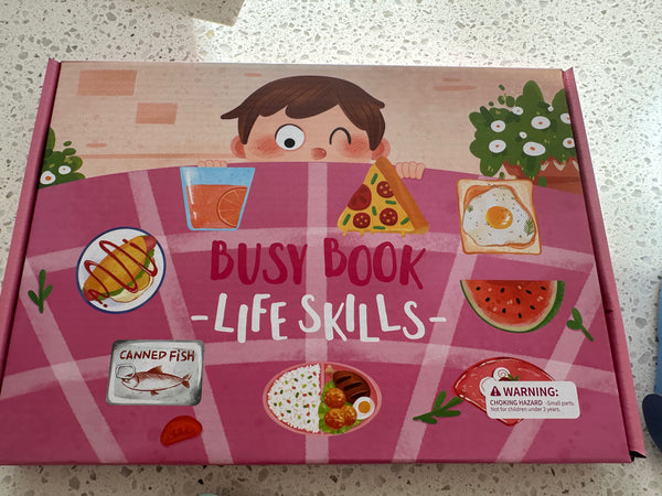 🍎👖NOUVEAUTÉ  *remplace collants* version « vie quotidienne » livre motricité fine et apprentissage mots de base anglais