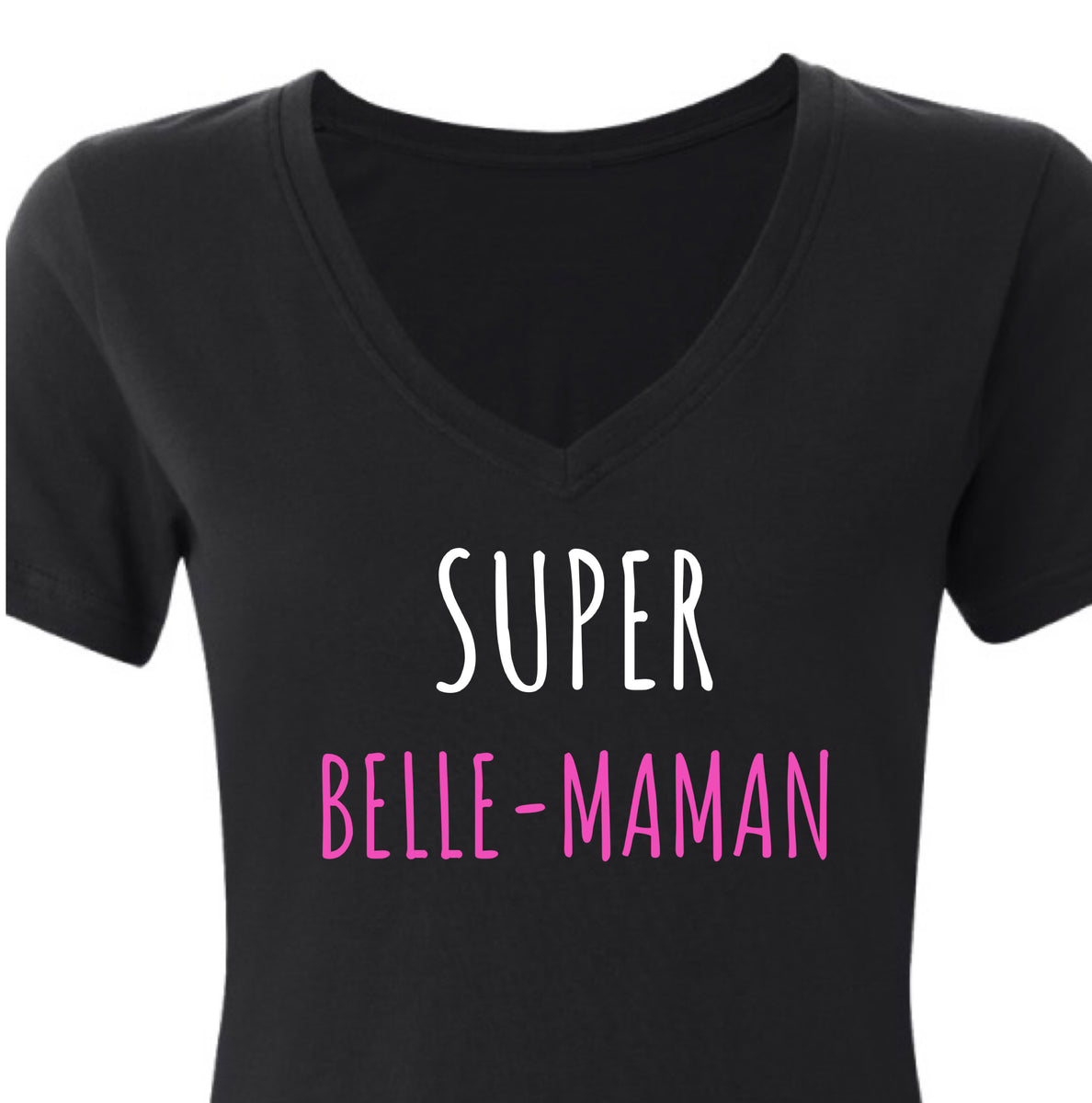 Tazza Personalizzata 'Super Belle-Maman' Per Matrigna - Messaggio D'Amore In Francese, Capacità 330 Ml, Ceramica, Lavabile In Lavastoviglie E Microonde - 3
