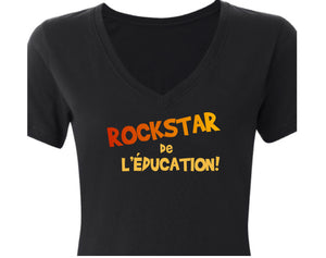 ROCKSTAR de l’EDUCATION t-shirt  FEMME
