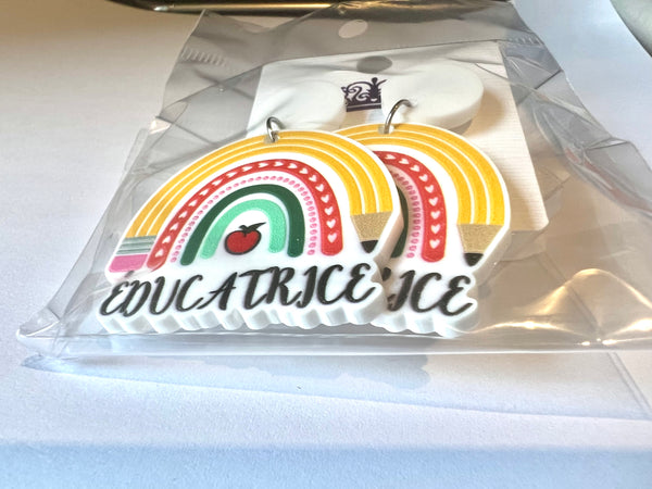 Boucle d’oreille « EDUCATRICE »