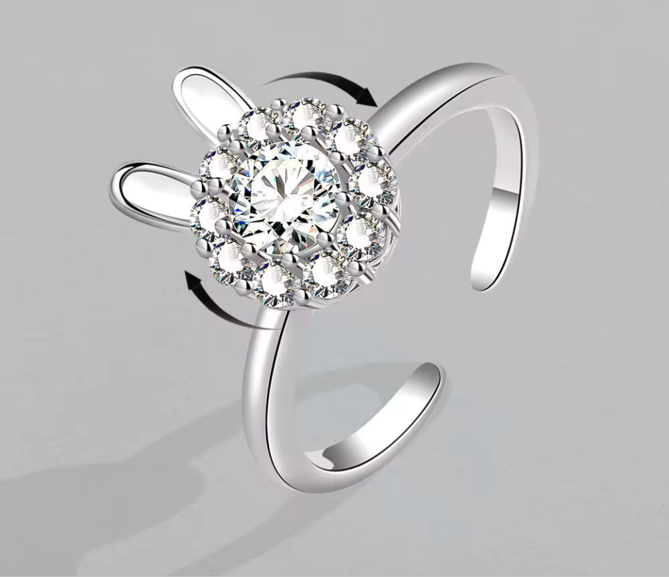 Bague Rotative à Fleurs Pour Femme En Gros Pour Création De Bijoux