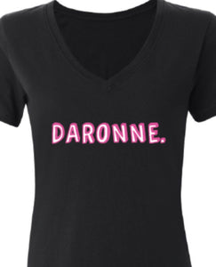 DARONNE. T-shirt femme col V