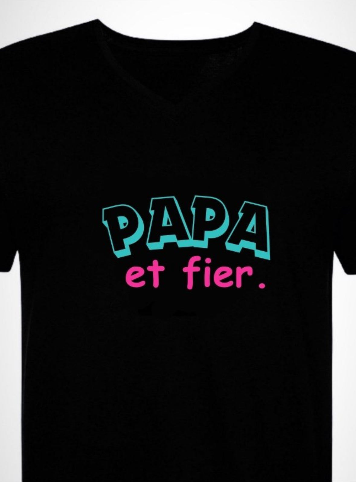 Papa et fier. T-shirt homme