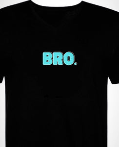 BRO. Langage d’ado. ENFANT/ADO/HOMME/FEMME (col en V)   t-shirt