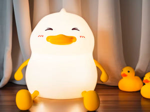 Canard heureux lumineux tactile rechargeable 🐣