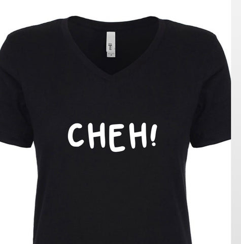 CHEH!. t-shirt femme col V