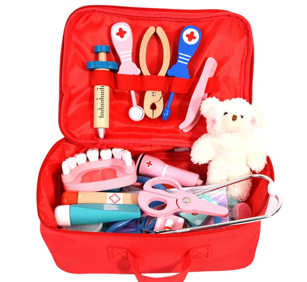 La valise de médecin/dentiste jeu de bois