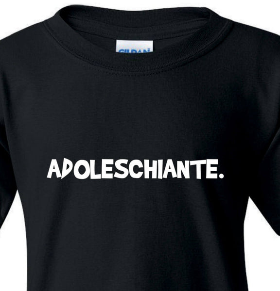 T-Shirt ADOLESCHIANT et ADOLESCHIANTE enfant-ado-adulte H/F