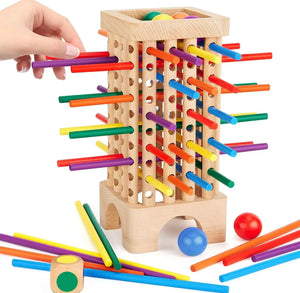 Jeu de bâtons colorés en bois Montessori PRÉCOMMANDE livré autour 5 décembre.