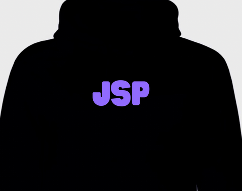 JSP « langage ado » Coton ouaté hoodie avec capuche grandeur unisexe *veut dire je sais pas*