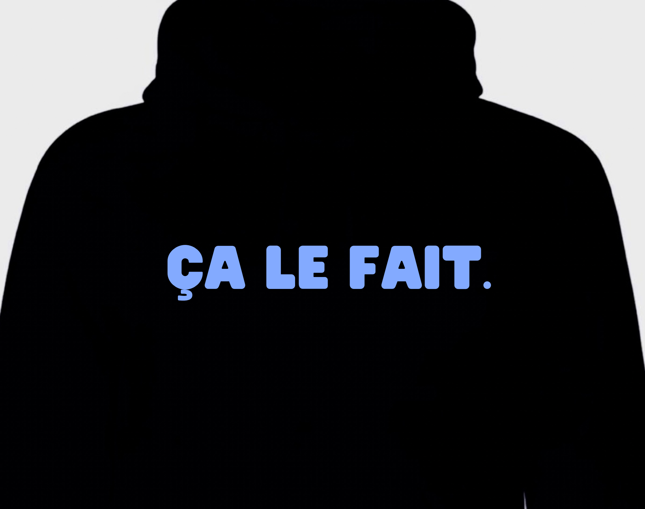 CA LE FAIT « langage ado » Coton ouaté hoodie avec capuche grandeur unisexe