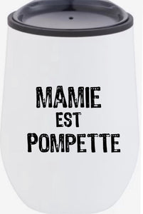 Verre à vin ou à café  MAMIE  POMPETTE