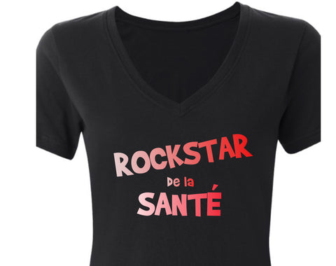 ROCKSTAR de la SANTÉ t-shirt  FEMME