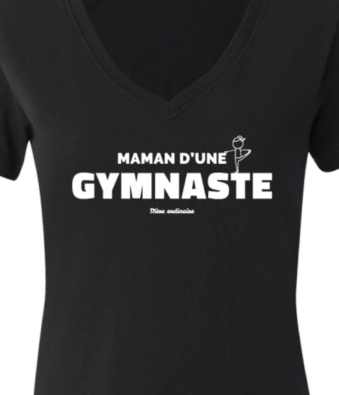 Maman d’une GYMNASTE chandail t-shirt