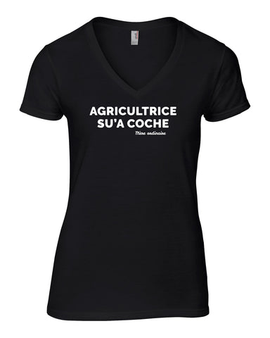 T-Shirt AGRICULTRICE SU'A COCHE