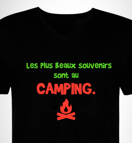 Les plus beaux souvenirs sont au CAMPING Homme chandail